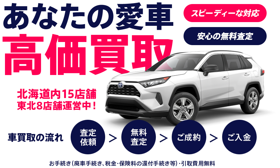 あなたの愛車高価買取